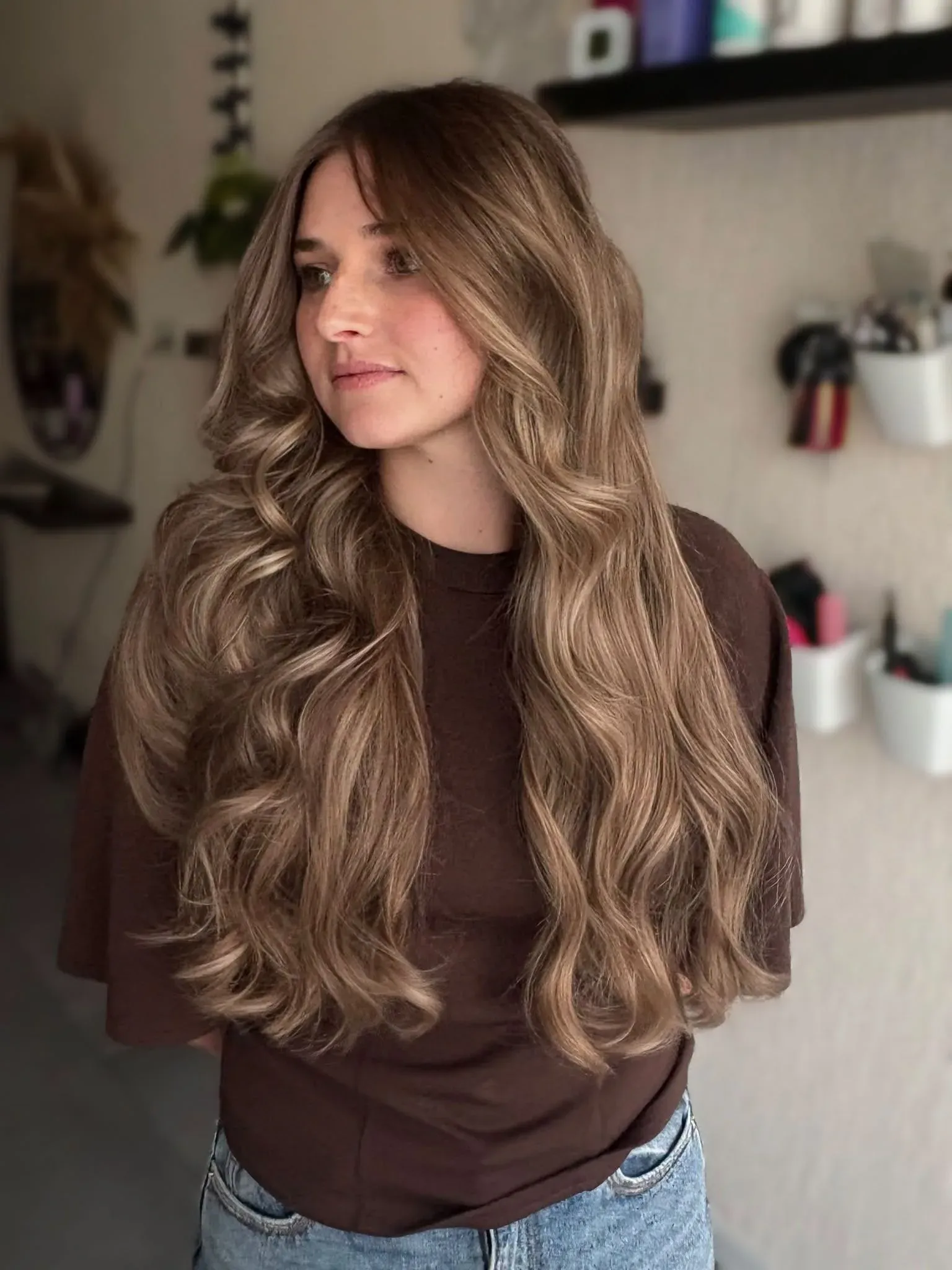 Réalisation d'une coiffure par Ellyhair