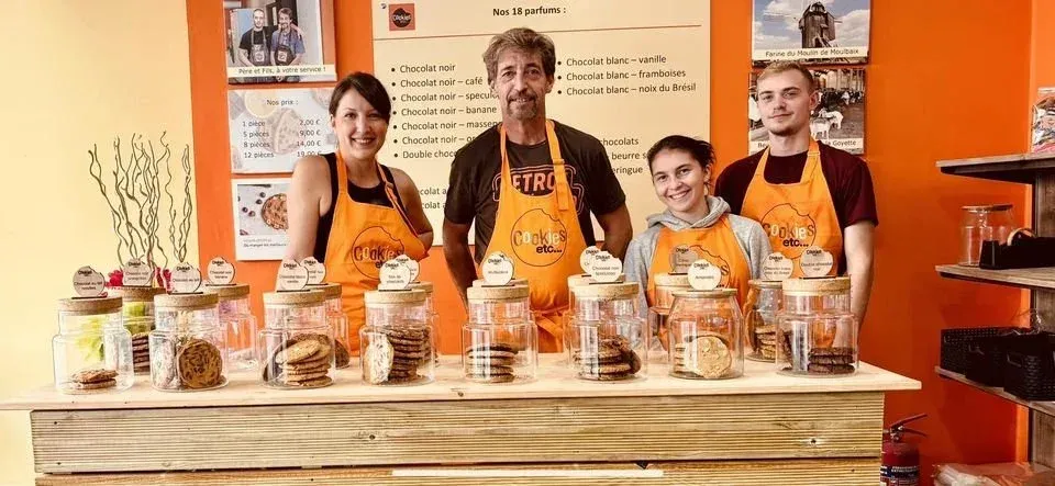 Photo de l'équipe du commerce Cookies ect.