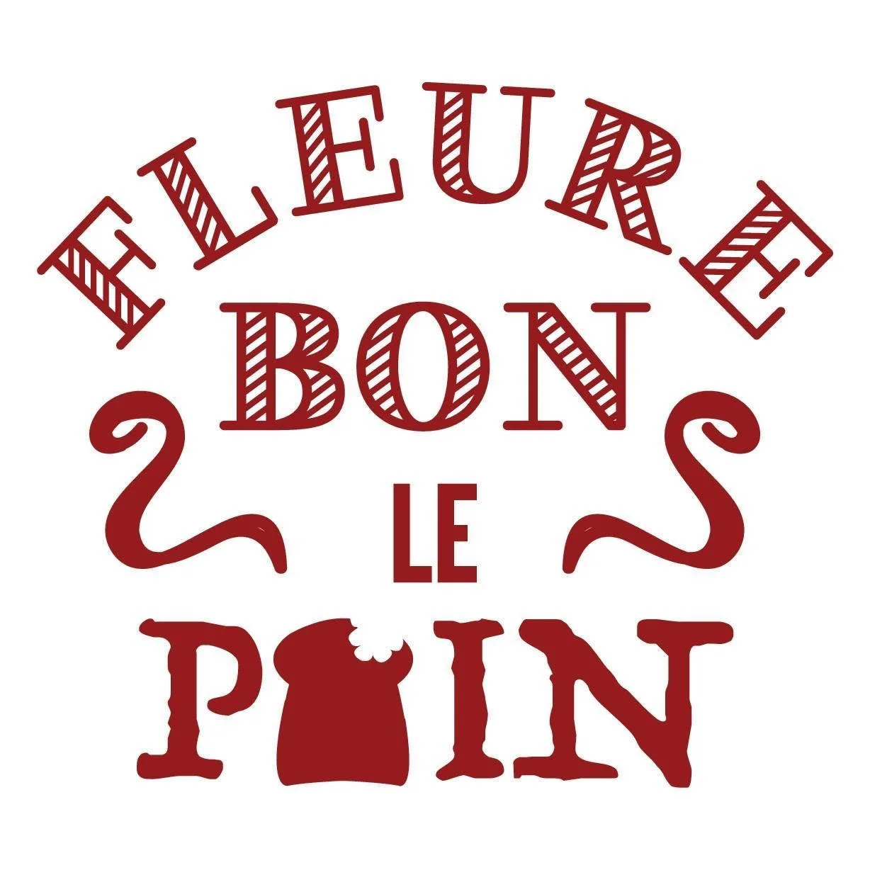 Logo de la boulangerie paysanne fleure bon le pain à hennuyères