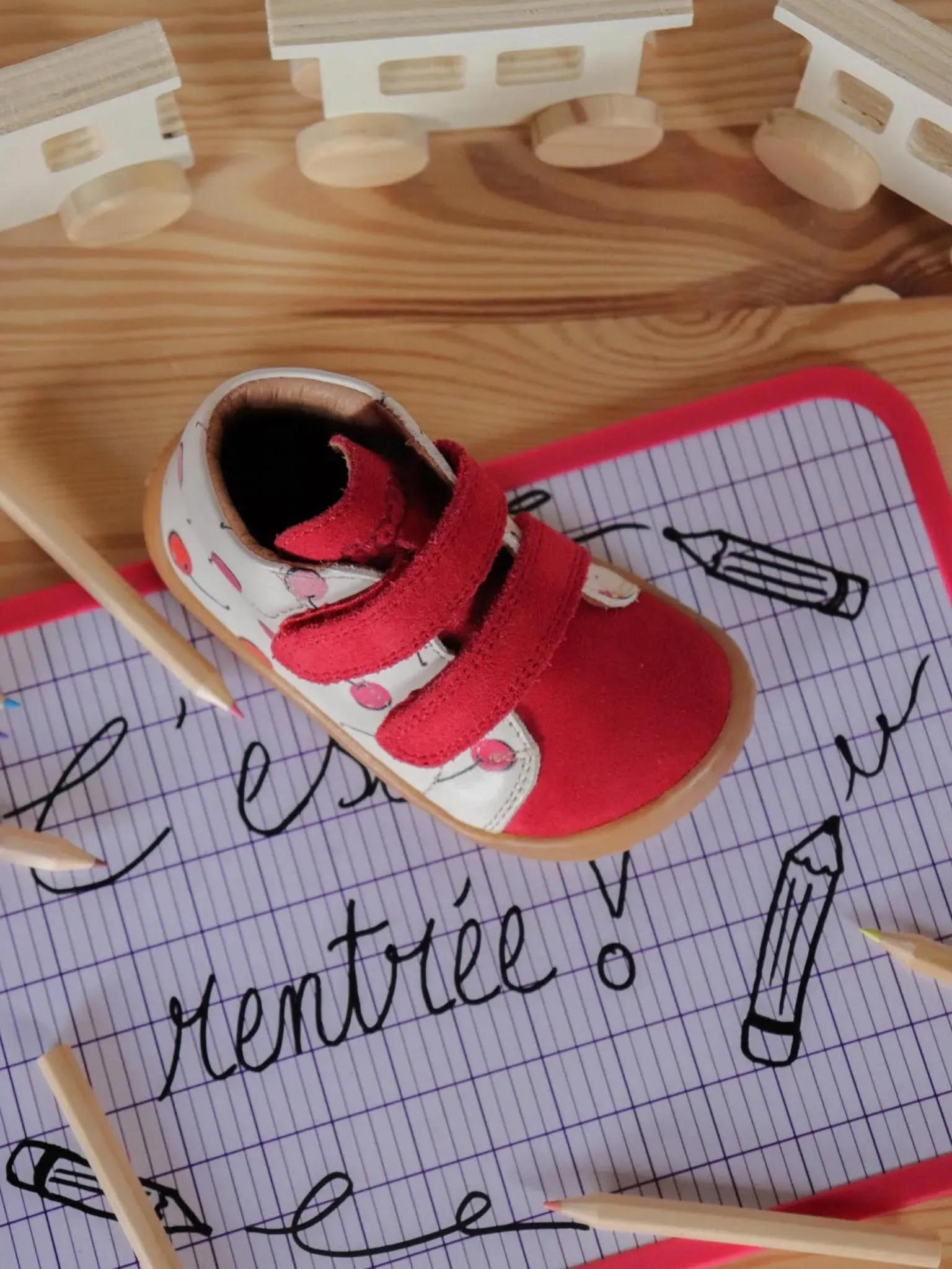 Petite basket barefoot proposé par "A pas de loup"